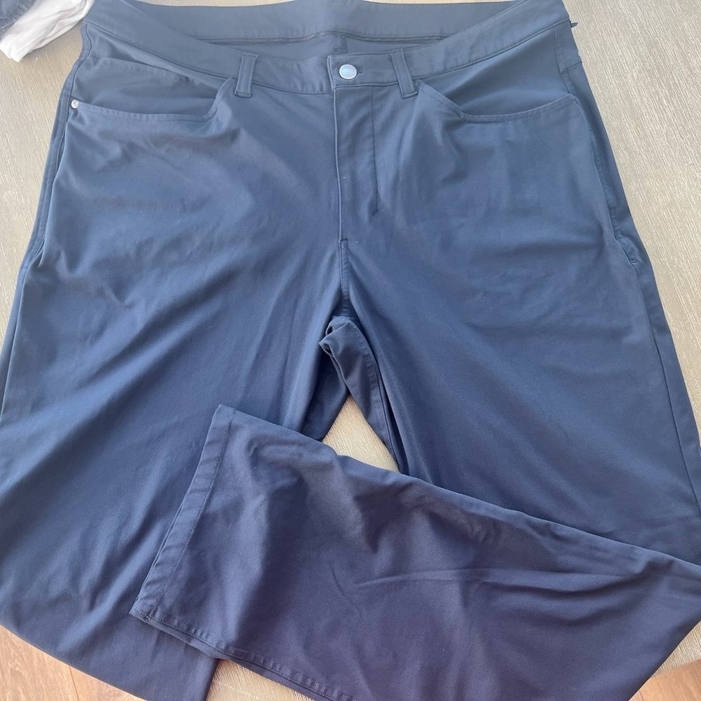 Lululemon Navy ABC Classic-Fit 5 Pocket Pant 36x30